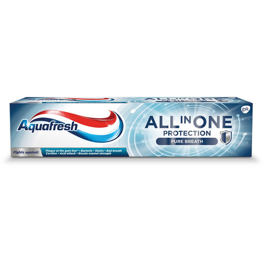 AQUAFRESH Dantų pasta ALL IN ONE PROTECT PURE BREATH 100 ml