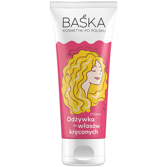 Baśka Kondicionieris garbanotiems plaukams - rožinis 250 ml