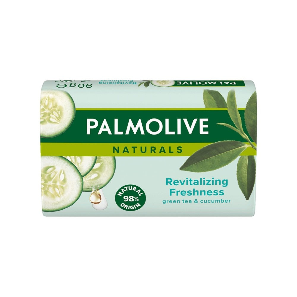 Palmolive Naturals Muilas plytelėje Revitalizuojanti gaiva - Žalioji arbata ir agurkas 90g
