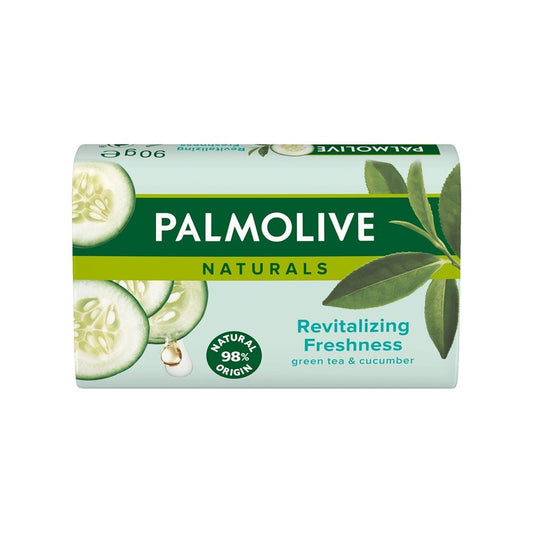 Palmolive Naturals Muilas plytelėje Revitalizuojanti gaiva - Žalioji arbata ir agurkas 90g