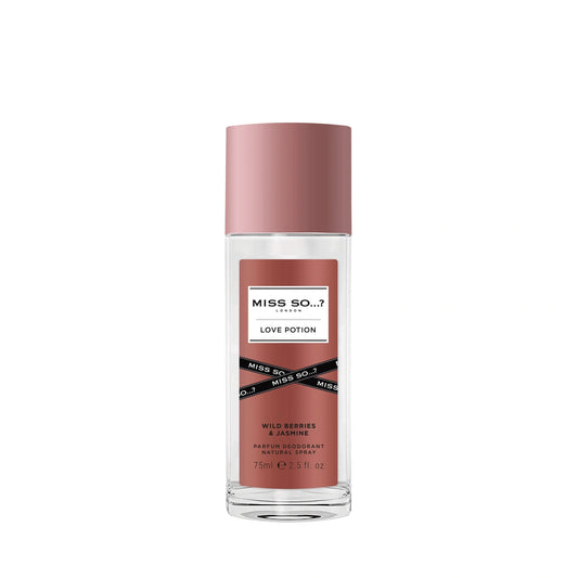 MISS SO...? London Love Potion Dezodorantas moterims natūraliame purškime 75 ml