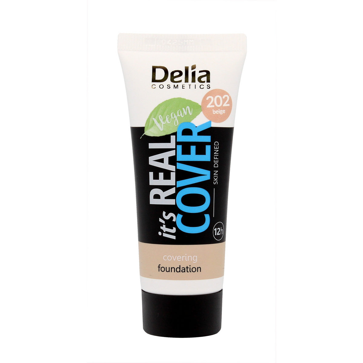 DELIA It`s Real Cover Kremas maskuojantis atnaujinantis drėkinantis 202 Beige 30 ml