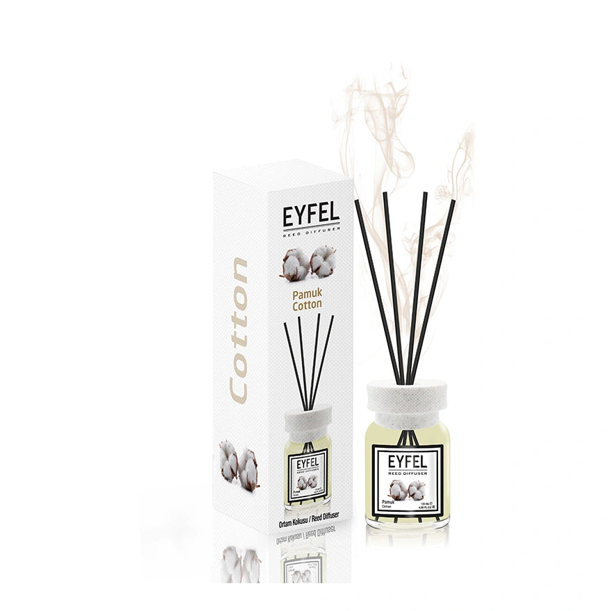 EYFEL Kvapų difuzorius su lazdelėmis - Cotton 120 ml