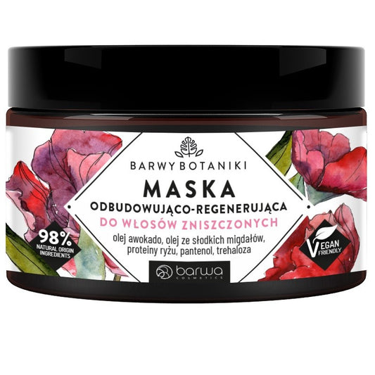 BARWA Barwy Botaniki Atkuriamoji - regeneruojanti kaukė pažeistiems plaukams 220ml