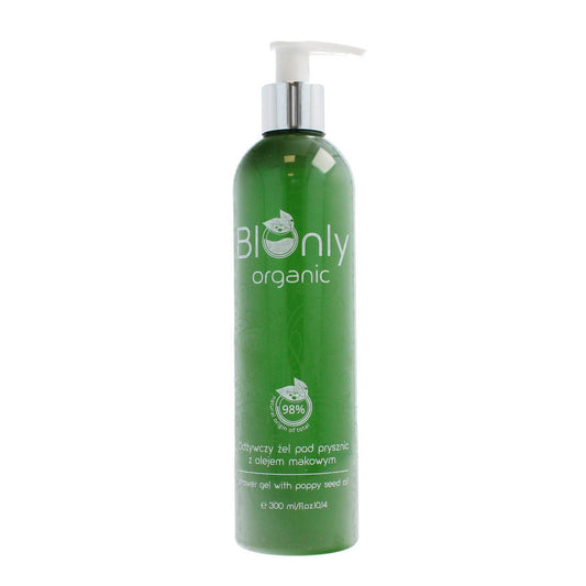 BIOnly Organic Maistingas dušo gelis su aguonų aliejumi 300ml