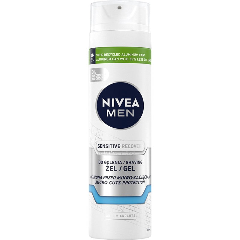 NIVEA MEN Atkuriantis skutimosi gelis jautriai odai 200 ml