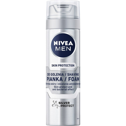 NIVEA MEN Putėsiai skutimuisi Silver Protect 200 ml