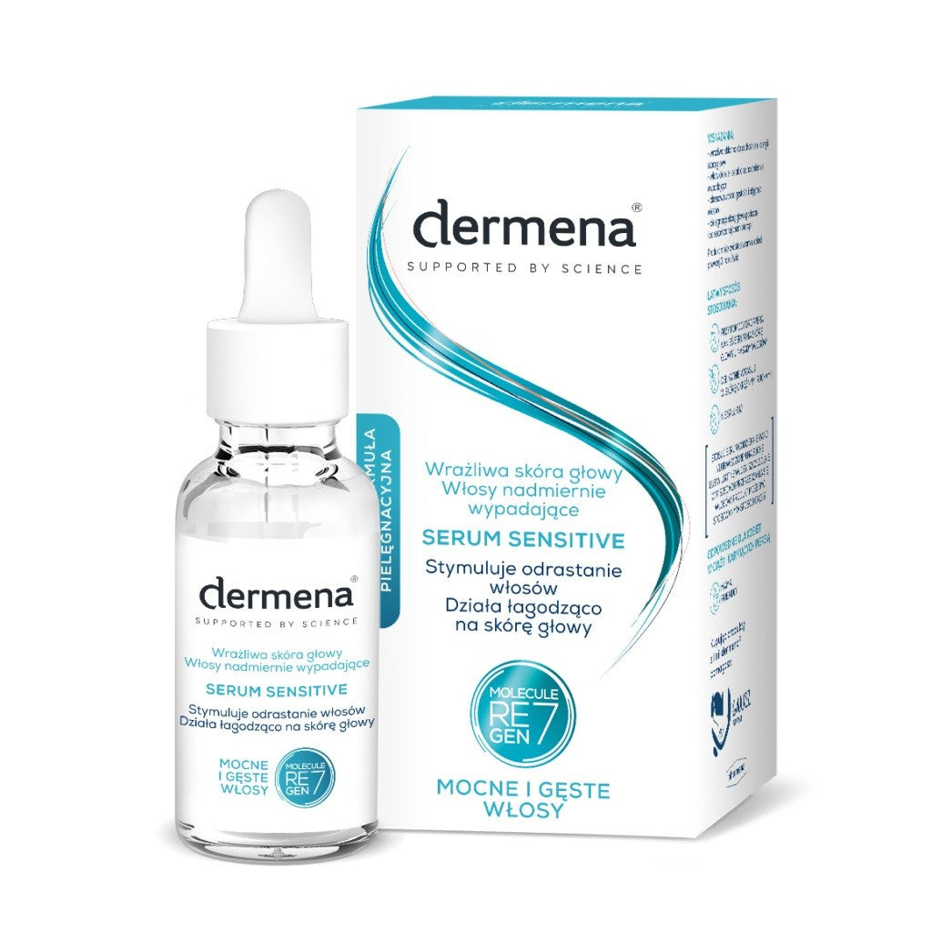 Dermena Supported By Science Serum Sensitive plaukų augimą skatinantis 50ml