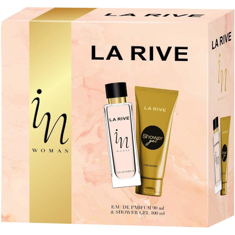 LA RIVE Dovanų rinkinys moterims In Woman (Eau de Parfum 90 ml + Dušo gelis 100 ml)