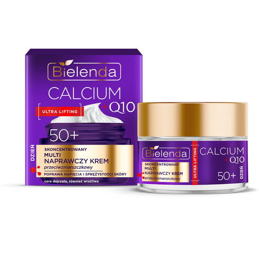 BIELENDA CALCIUM+Q10 Krem multi atstatantis 50+ 50ml
