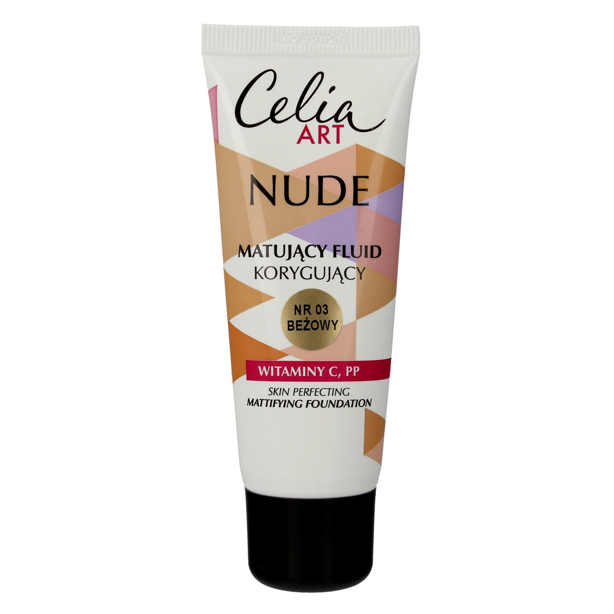 Celia Art Nude Matinis Koryguojantis Fluidas nr 03 bežinis 30ml