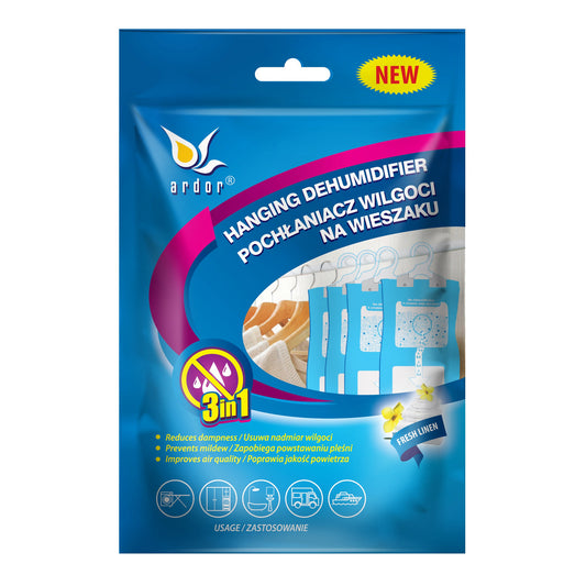 ARDOR Drėgmės sugėrėjas pakabinamas 3w1 - Šviežias linų 250ml