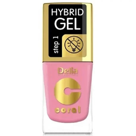 DELIA Coral Hybrid Gel Lakas hibridinis nagams 101 Sweet Candy 11 ml