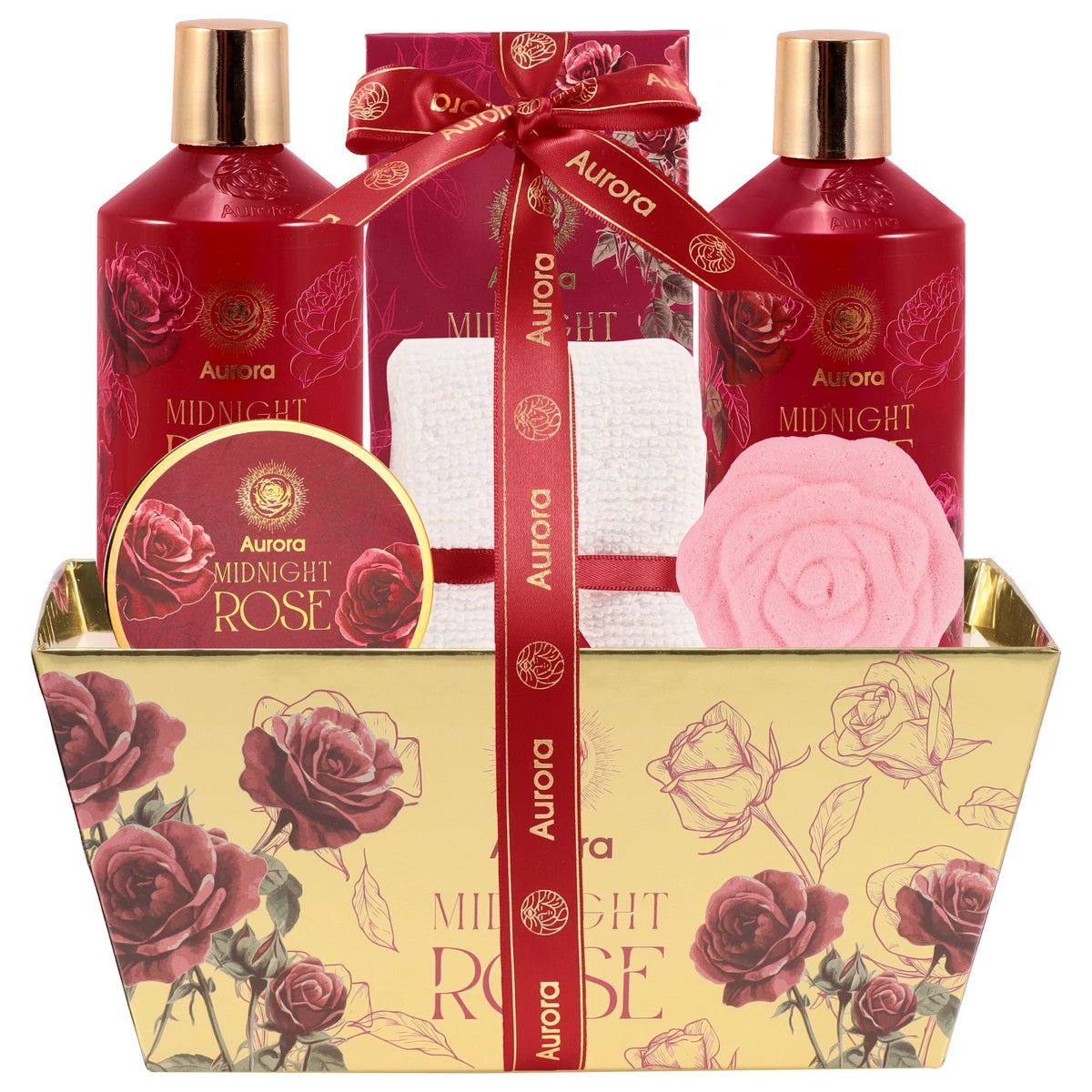 AURORA Dovanų rinkinys Midnight Rose Box - 6 produktų