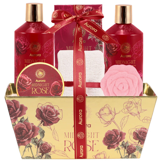 AURORA Dovanų rinkinys Midnight Rose Box - 6 produktų
