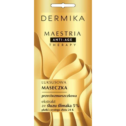 DERMIKA Maestria Anti-Age Therapy Luksusinė kaukė prieš raukšles - 5% sraigių gleivių ekstraktas 7g