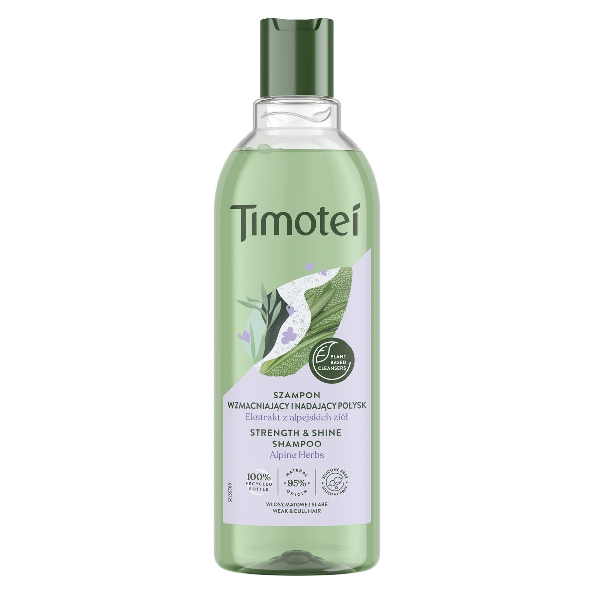 TIMOTEI Stiprinamasis ir blizgesį suteikiantis šampūnas 400 ml