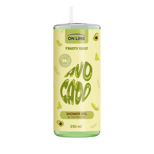ON LINE Fruity Shot Dušo gelis Avokado 390 ml