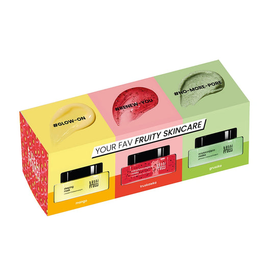 TUTTI FRUTTI Dovanų rinkinys Your Fav Skincare (3 x veido kaukės)