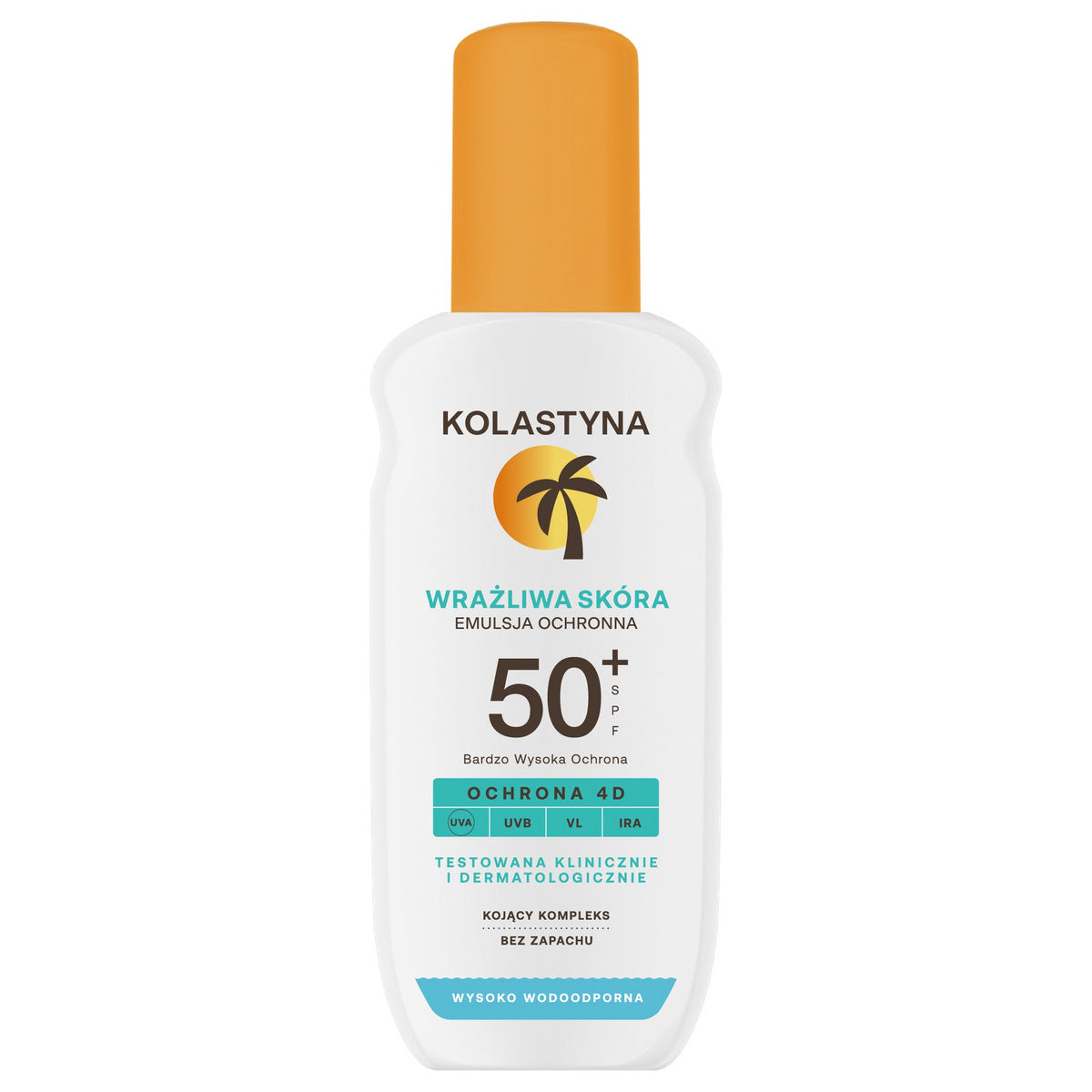 KOLASTYNA Emulsija saulės apsaugai purškimo būdu - jautriai odai SPF50+ 150ml