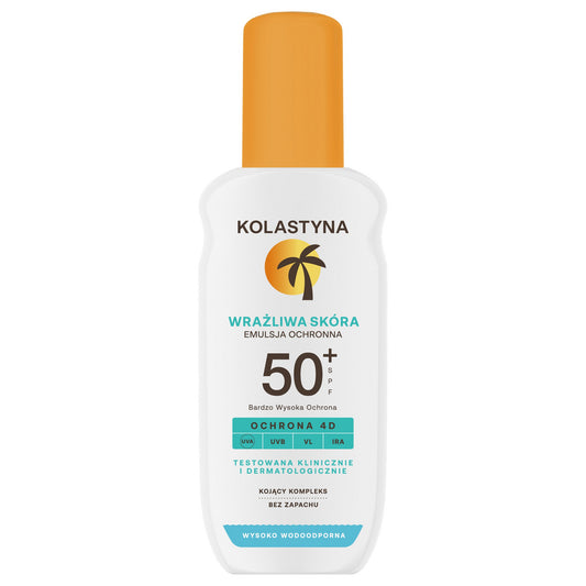 KOLASTYNA Emulsija saulės apsaugai purškimo būdu - jautriai odai SPF50+ 150ml
