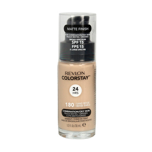 Revlon Colorstay 24H Kremas maskuojantis-matinantis nr 180 Sand Beige - mišriai ir riebiai odai 30 ml