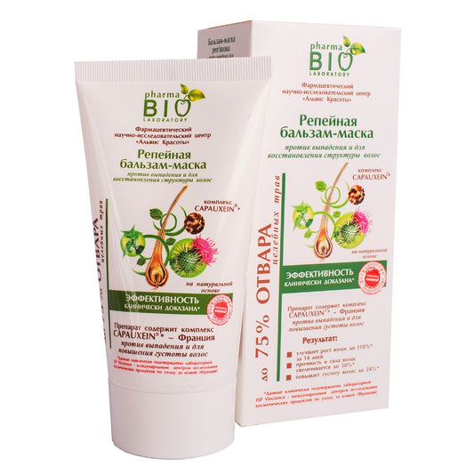 BIO PHARMA Dedečių Maska-balsamas prieš plaukų slinkimą 150 ml