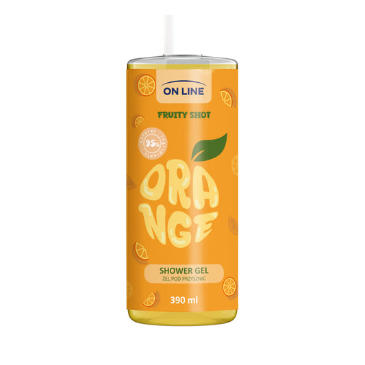 ON LINE Fruity Shot Dušo gelis Apelsinas 390 ml
