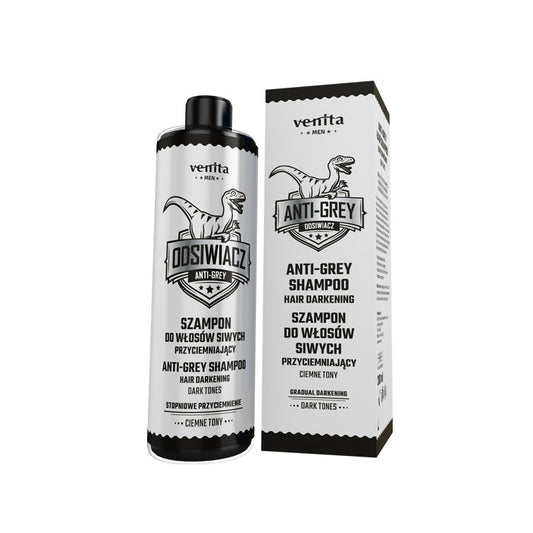 VENITA Men Šampūnas pilkų plaukų tamsinimui - tamsūs tonai 200ml