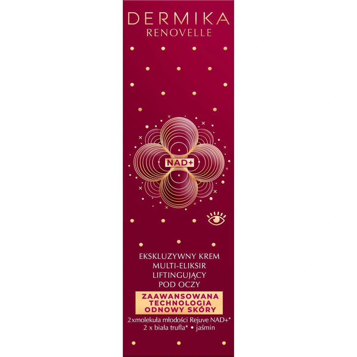 DERMIKA Renovelle Išskirtinis kremas - multi eliksyras liftinguojantis aplink akis 15 ml