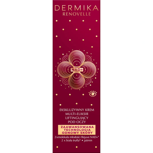 DERMIKA Renovelle Išskirtinis kremas - multi eliksyras liftinguojantis aplink akis 15 ml