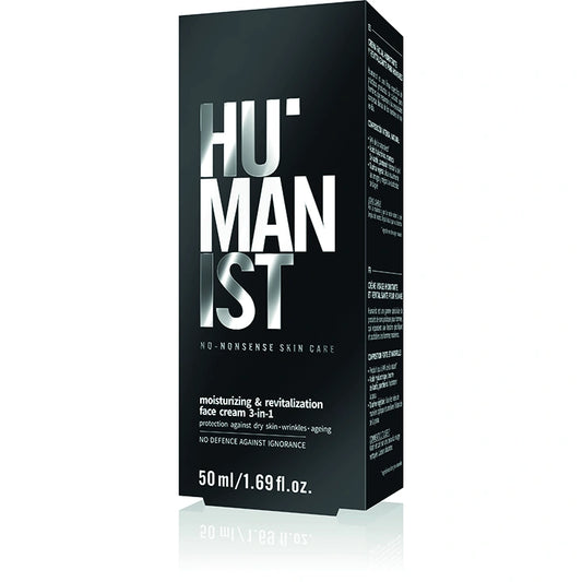 DELIA COSMETICS Humanist Drėkinamasis-atnaujinamasis veido kremas 3in1 vyrams 50 ml