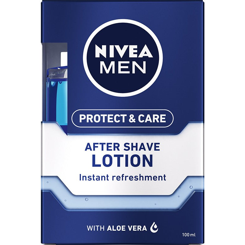 NIVEA MEN Atgaivinančio vandens po skutimosi Protect & Care 100 ml