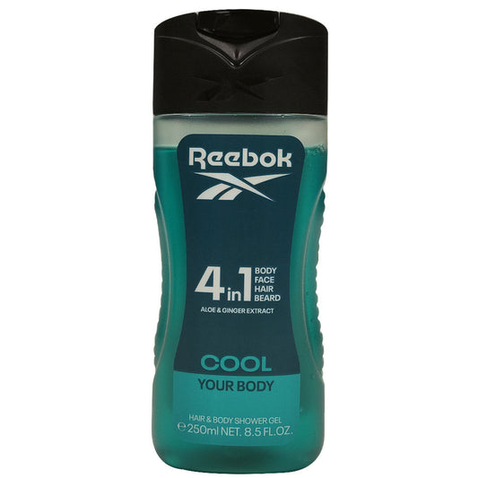 REEBOK Cool Your Body 4w1 Gelis po dušą vyrams 250 ml