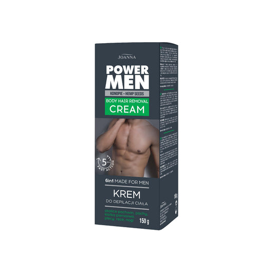 JOANNA Power Men Kūno depiliacijos kremas 150 g
