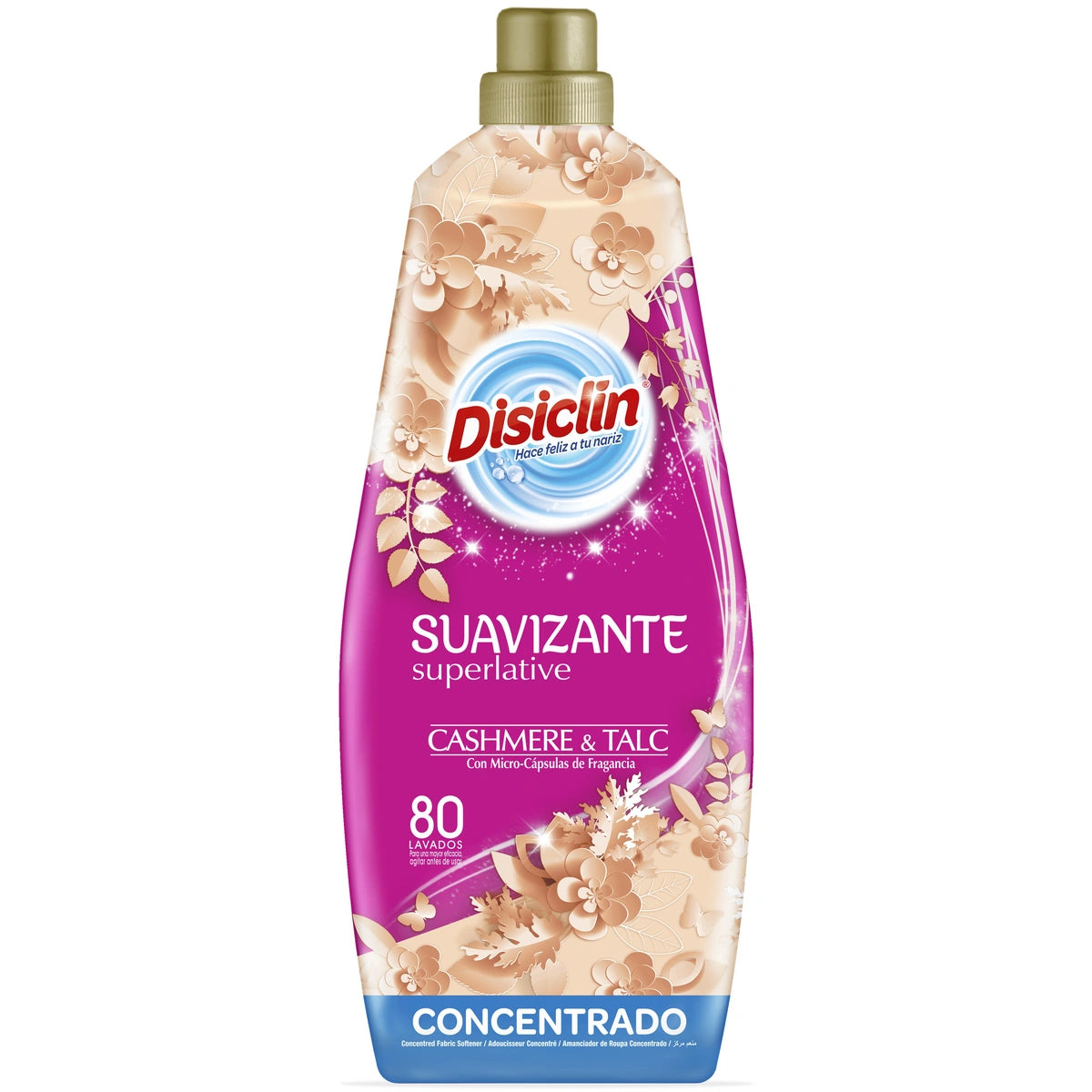 DISICLIN Skystis audinių skalavimui - 80 skalavimų Cashmere & Talc 1440 ml