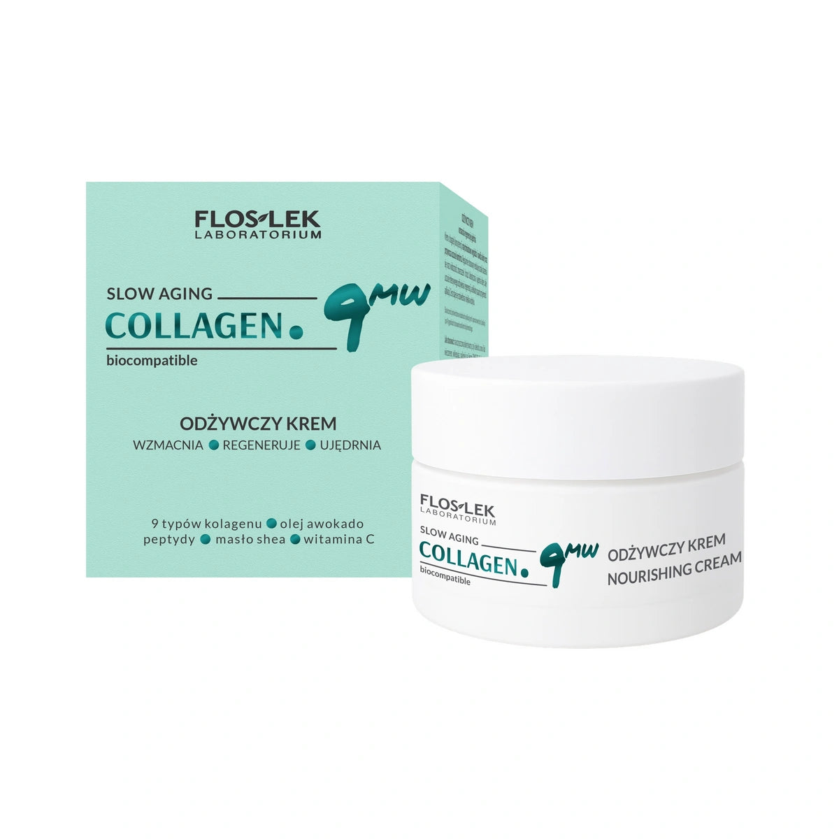 FLOSLEK COLLAGEN. 9MW Maitinamoji veido kremas 50 ml