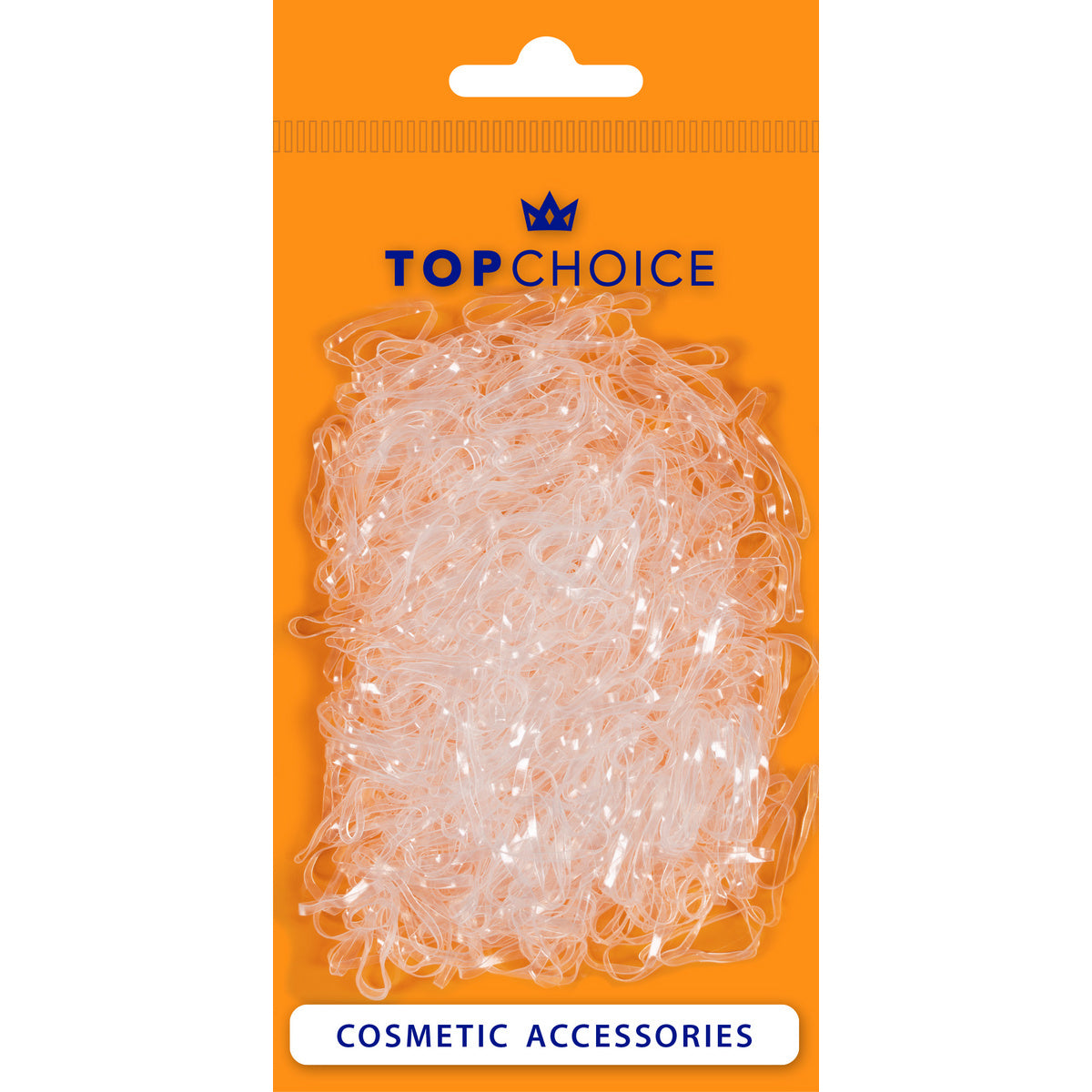 TOP CHOICE Plaukų gumytės - skaidrios