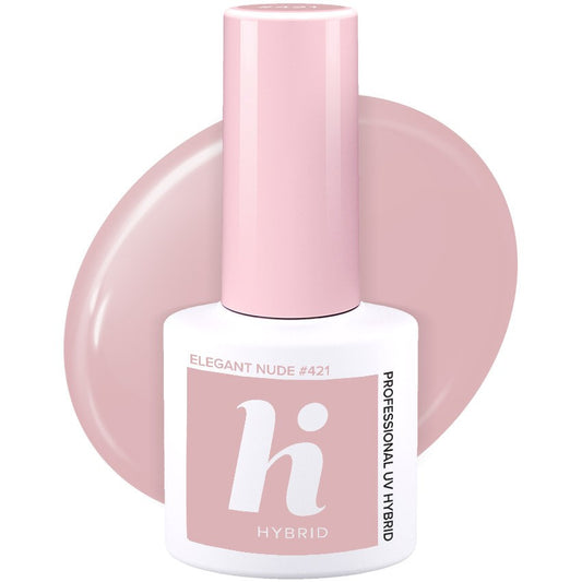 HI HYBRID Hibridinis lakas Date #421 Elegant Nude 5 ml