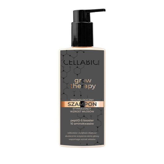CELLABIC TRICHO Grow Therapy Men Trychologinis šampūnas, skatinantis plaukų augimą vyrams 300 ml