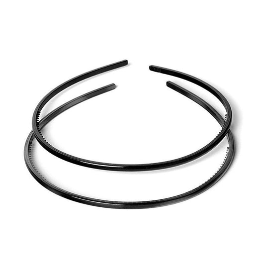 DONEGAL Plaukų juosta - juoda plona (FA-9924) 1 vnt. - 2 vnt.