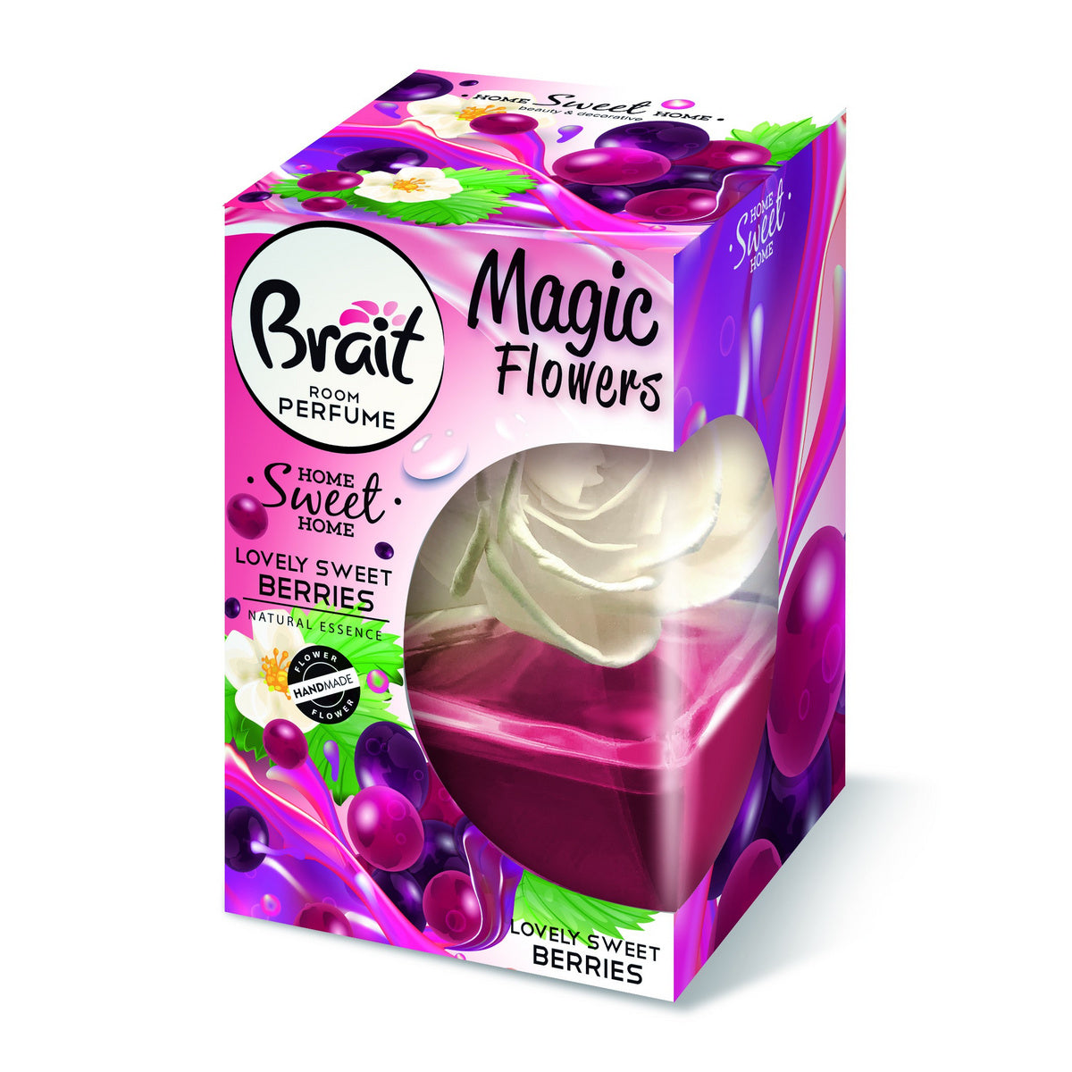 Brait Magic Flower Dekoratyvinis oro gaiviklis Lovely Sweet Berries 75ml