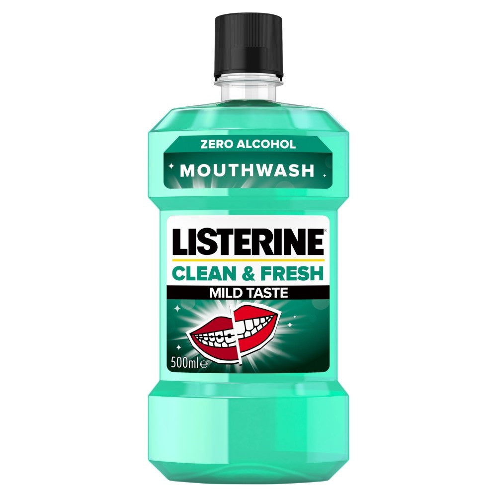 Listerine Clean & Fresh Burnos skalavimo skystis Mild Taste 500ml