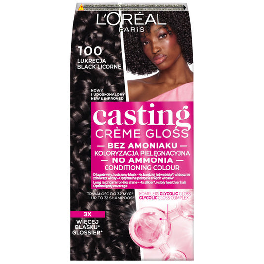 LOREAL Casting Creme Gloss Kremas koloryzujący nr 100 Lukrecja