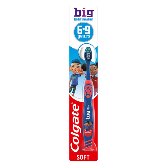 COLGATE Big Kids Smiles Vaikų dantų šepetėlis - Soft 6 - 9 metų