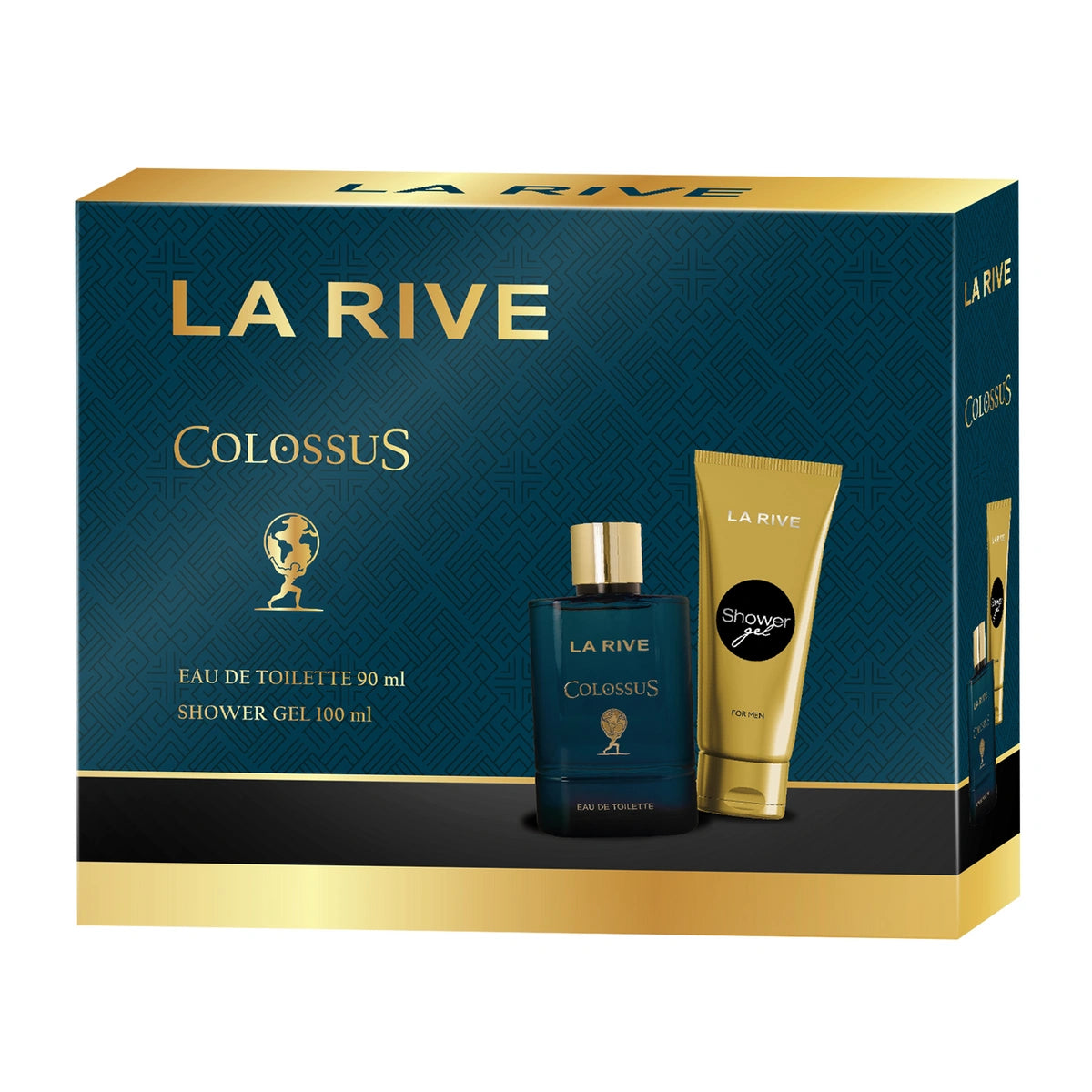 LA RIVE Rinkinys vyrams Colossus Tualetinis vanduo 90 ml + Dušo gelis 100 ml