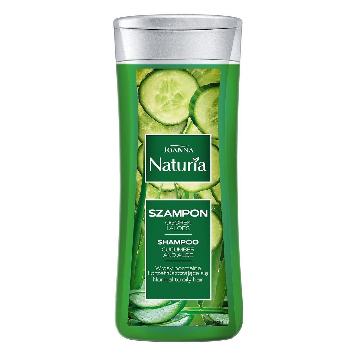 JOANNA Naturia Šampūnas normaliai ir riebiai plaukų odai - Agurkas ir Aloe 200 ml