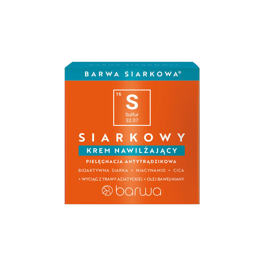 BARWA Siarkowa drėkinamasis kremas veidui 50 ml