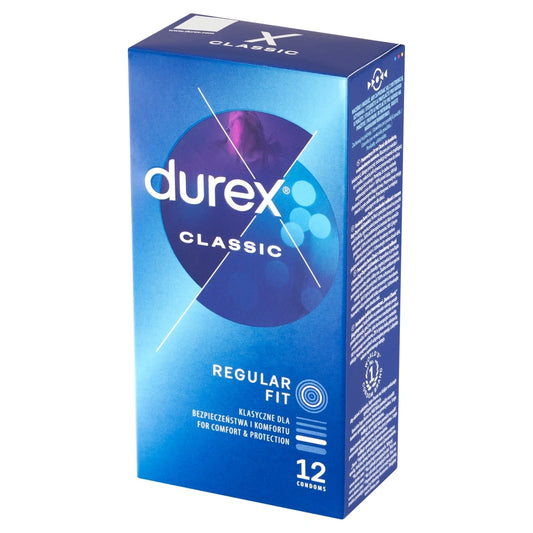 DUREX Klasikinės prezervatyvai 1op.-12vnt