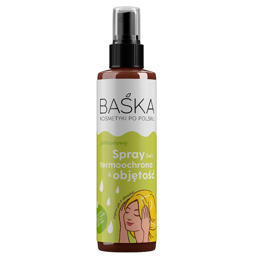BAŚKA Kosmetika Po Polsku Obuolių Purškiklis 2w1 termoochrona ir apimtis 200ml